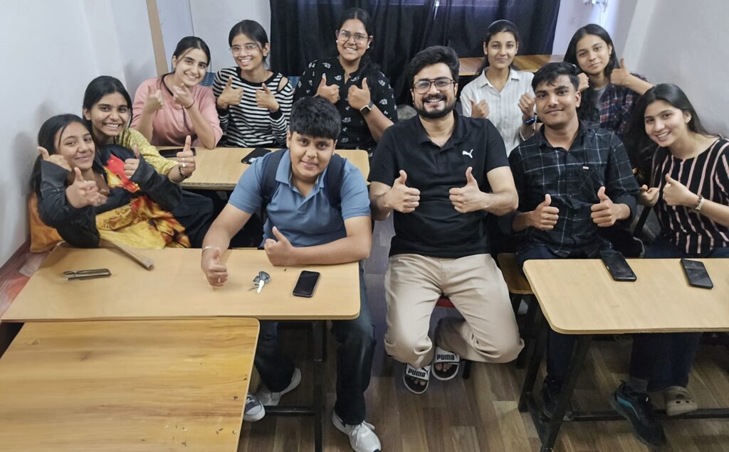 commerce students classroom singh institute indore coaching success environment